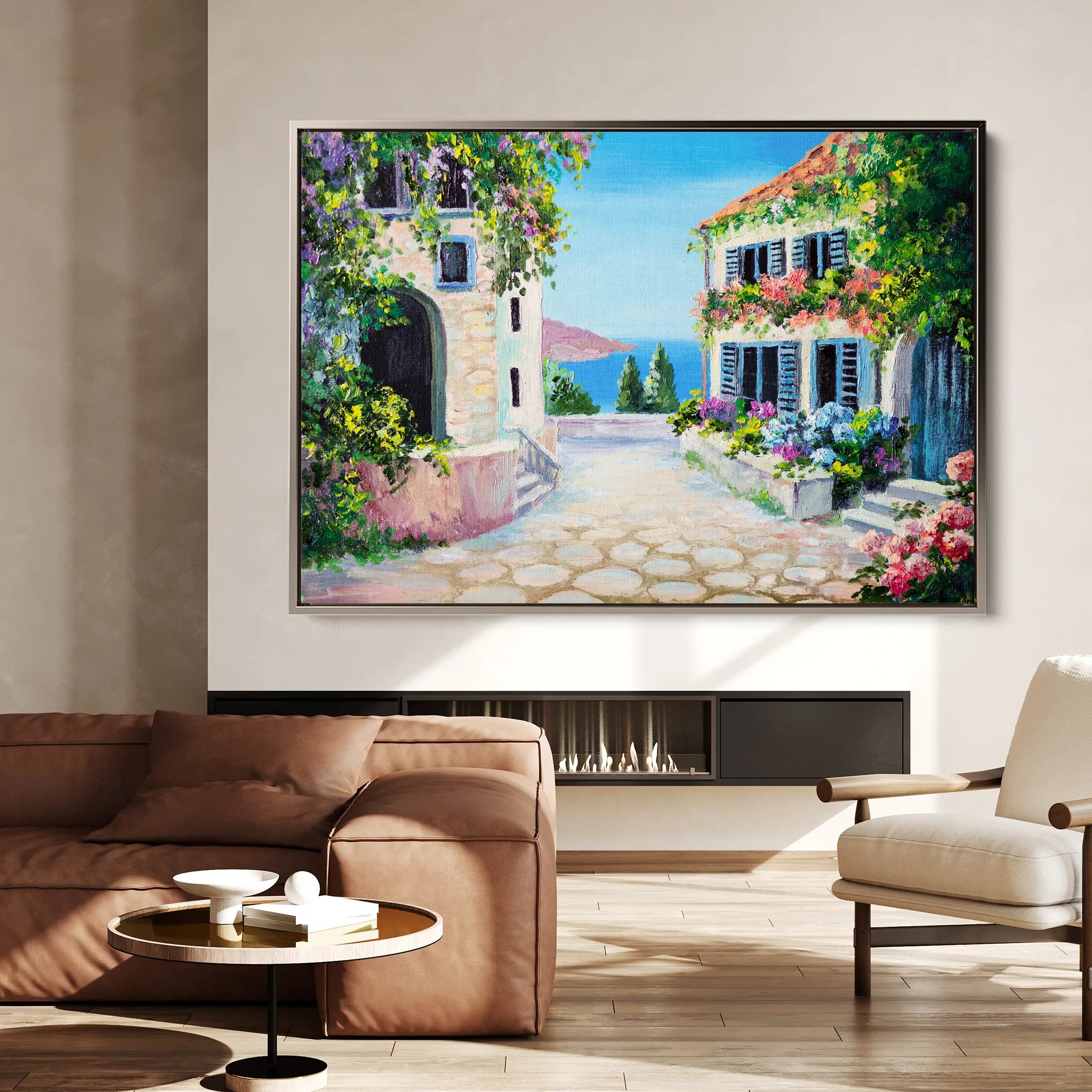 Landscape 136 Canvas Art 18" x 24" / 45 x 60 cm / Black
