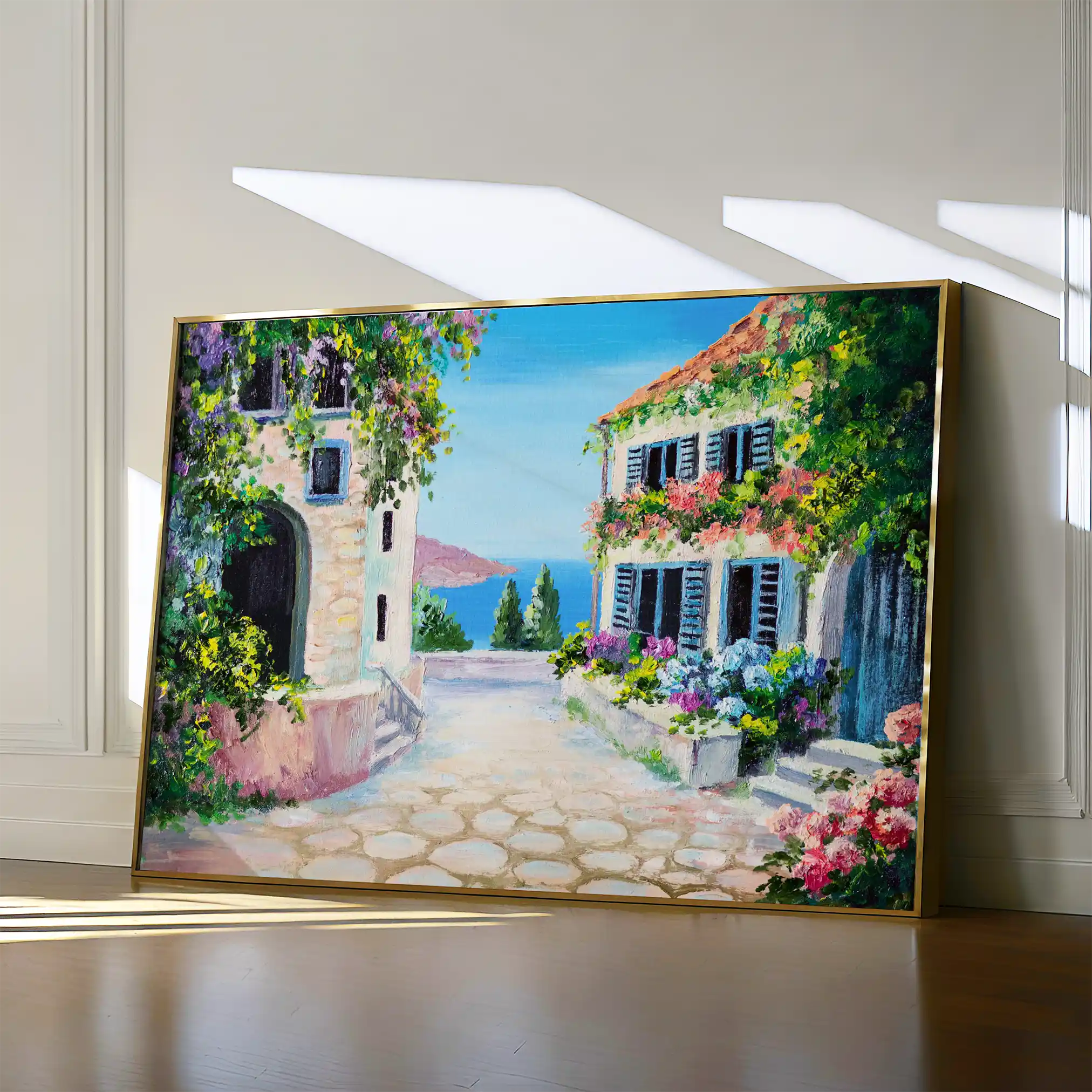 Landscape 136 Canvas Art 60 x 40 cm / Black