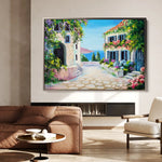 Landscape 136 Canvas Art 60 x 40 cm / Black