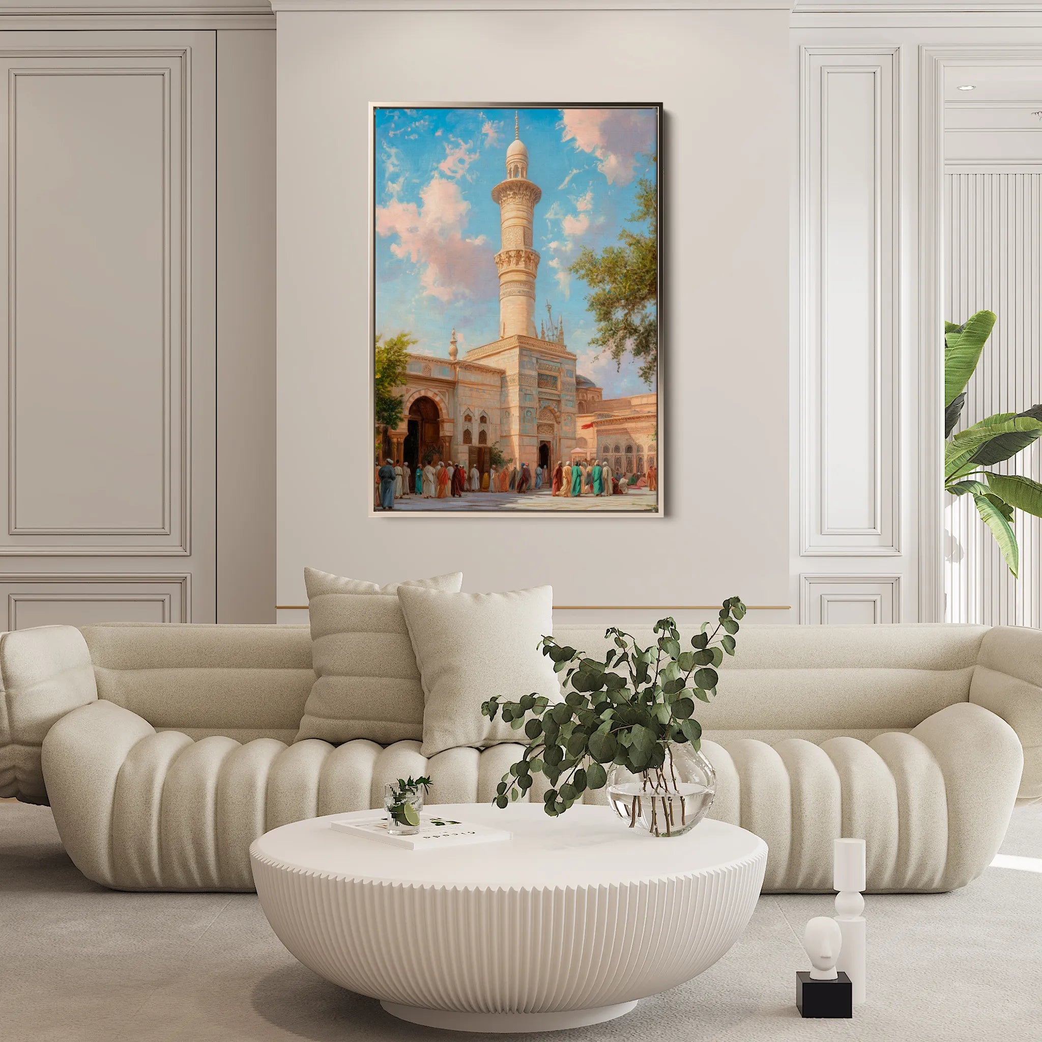 Orientalist 136 Canvas Art 18" x 24" / 45 x 60 cm / Black