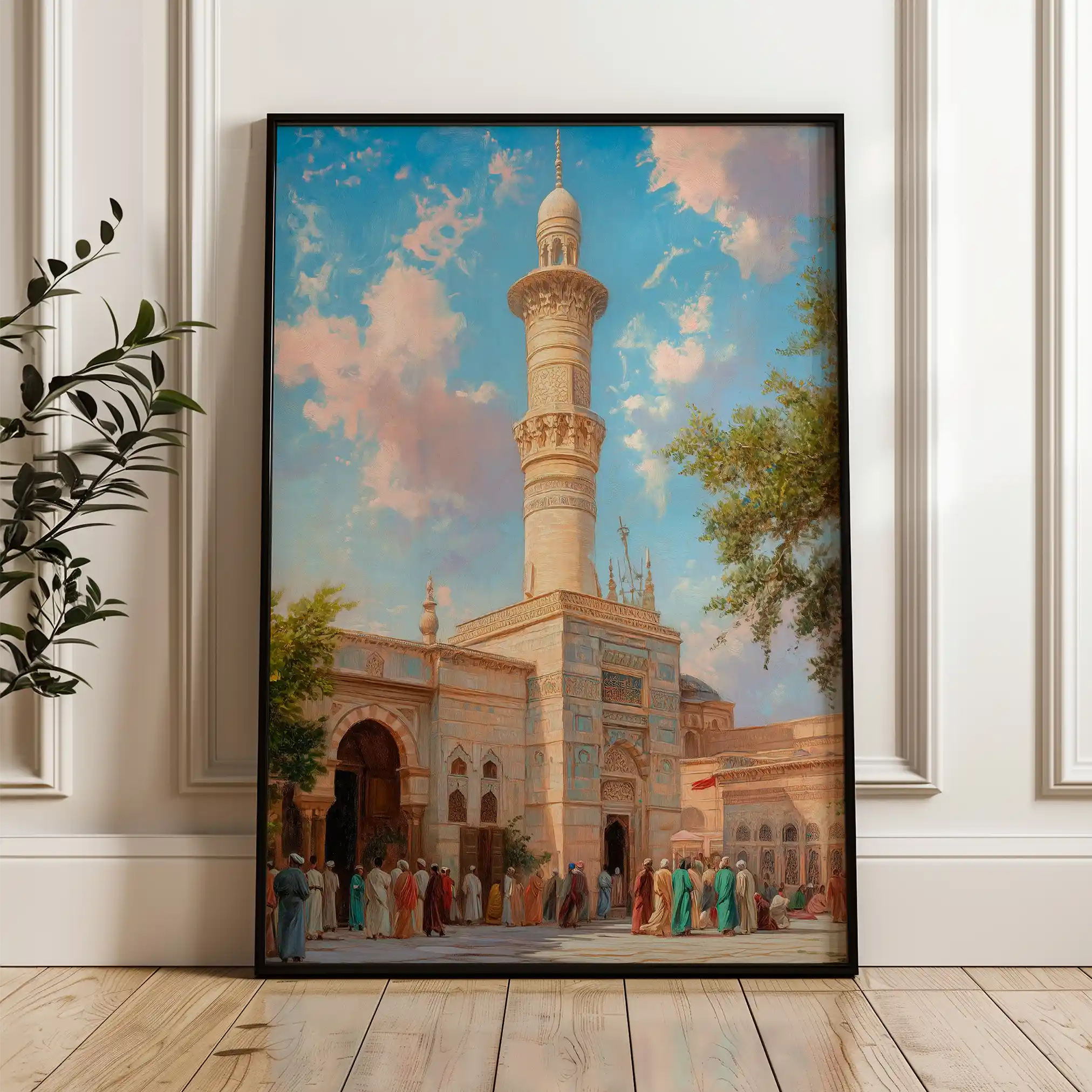 Orientalist 136 Canvas Art 60 x 40 cm / Black