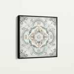 Abstract 1360 Canvas Art 60 x 60 cm / Black
