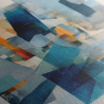 Abstract 1361 Canvas Art 16" x 16" / 40 x 40 cm / Black