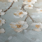 Floral 1361 Canvas Art 16" x 16" / 40 x 40 cm / Black