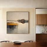 Abstract 1362 Canvas Art 16" x 16" / 40 x 40 cm / Black