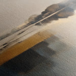 Abstract 1362 Canvas Art 16" x 16" / 40 x 40 cm / Black