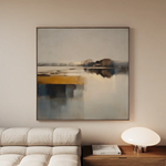 Abstract 1362 Canvas Art 60 x 60 cm / Black