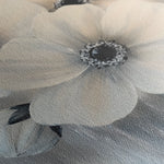 Floral 1362 Canvas Art 16" x 16" / 40 x 40 cm / Black