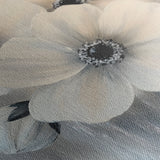 Floral 1362 Canvas Art 16" x 16" / 40 x 40 cm / Black