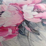 Floral 1366 Canvas Art 16" x 16" / 40 x 40 cm / Black