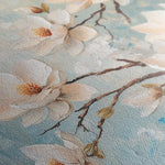 Floral 1367 Canvas Art 16" x 16" / 40 x 40 cm / Black