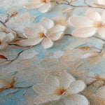 Floral 1368 Canvas Art 16" x 16" / 40 x 40 cm / Black