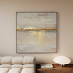 Abstract 1369 Canvas Art 60 x 60 cm / Black