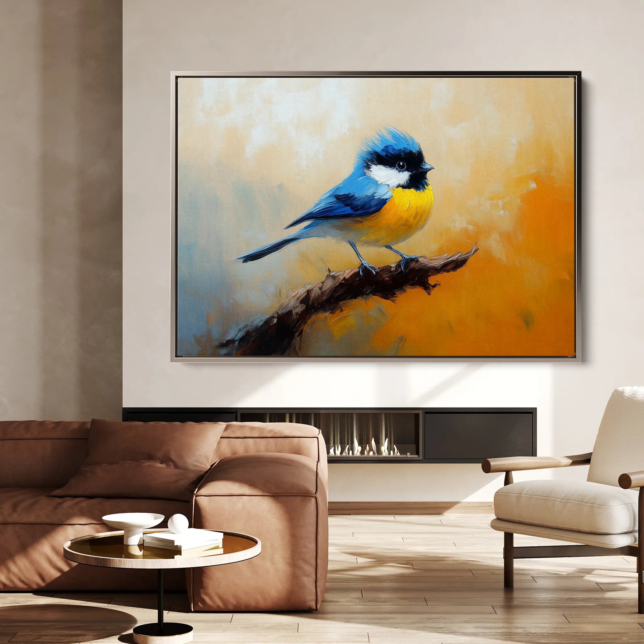 Animals 137 Canvas Art 18" x 24" / 45 x 60 cm / Black