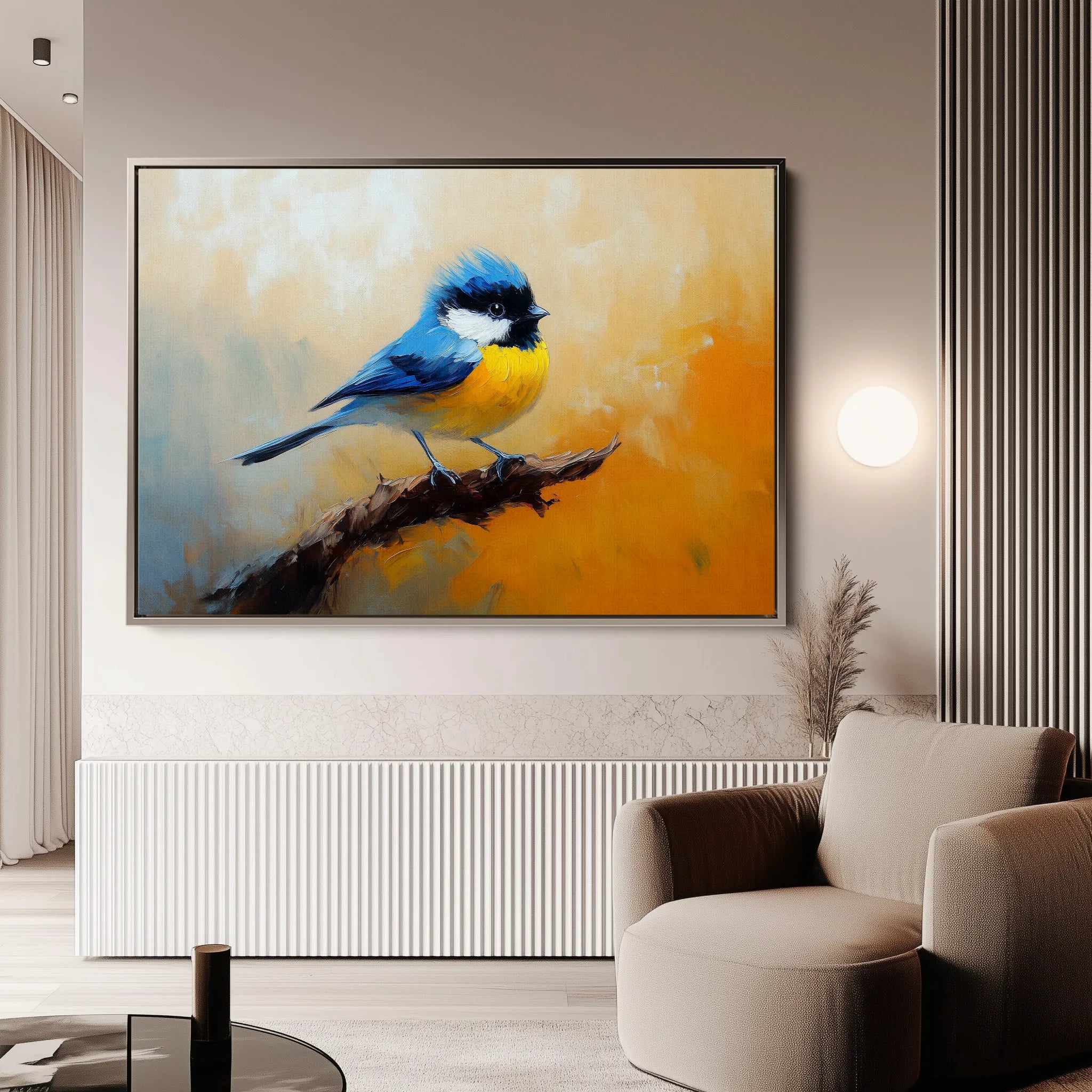 Animals 137 Canvas Art 18" x 24" / 45 x 60 cm / Black