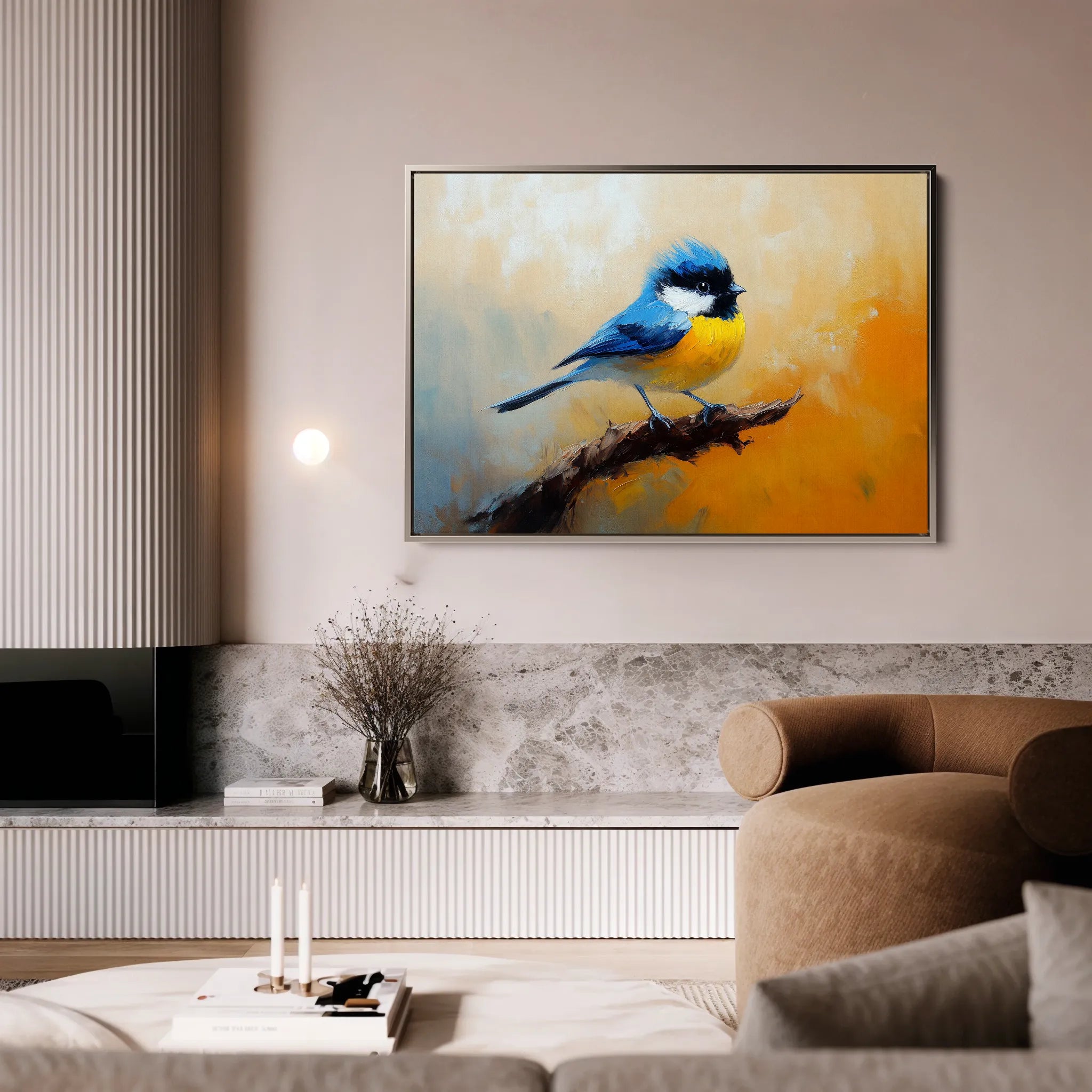 Animals 137 Canvas Art 18" x 24" / 45 x 60 cm / Black