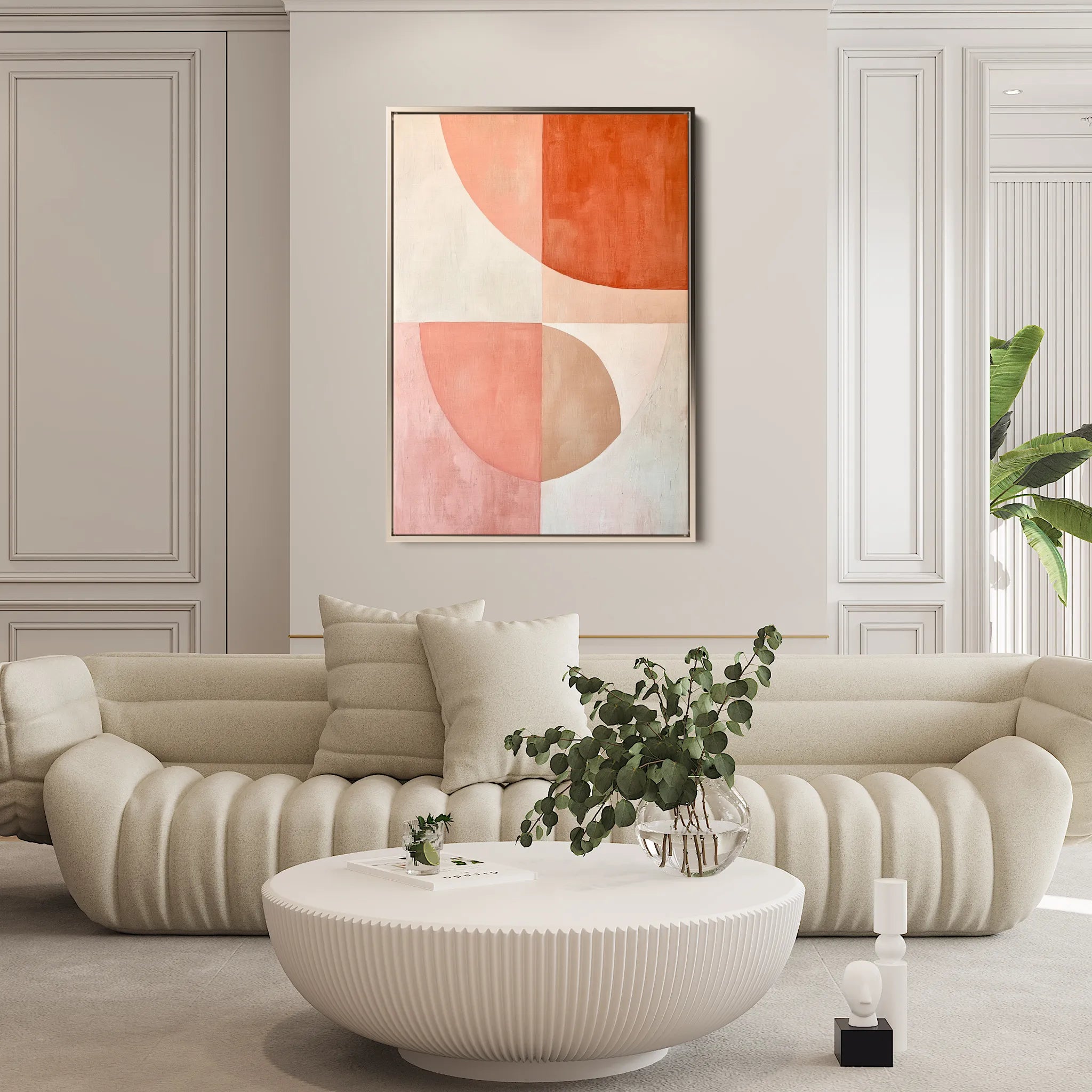 Boho 137 Canvas Art 18" x 24" / 45 x 60 cm / Black