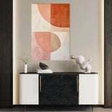 Boho 137 Canvas Art 18" x 24" / 45 x 60 cm / Black