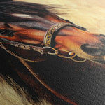 Horses 137 Canvas Art 18" x 24" / 45 x 60 cm / Black