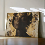 Portrait 137 Canvas Art 18" x 24" / 45 x 60 cm / Black