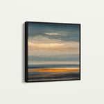 Abstract 1370 Canvas Art 16" x 16" / 40 x 40 cm / Black