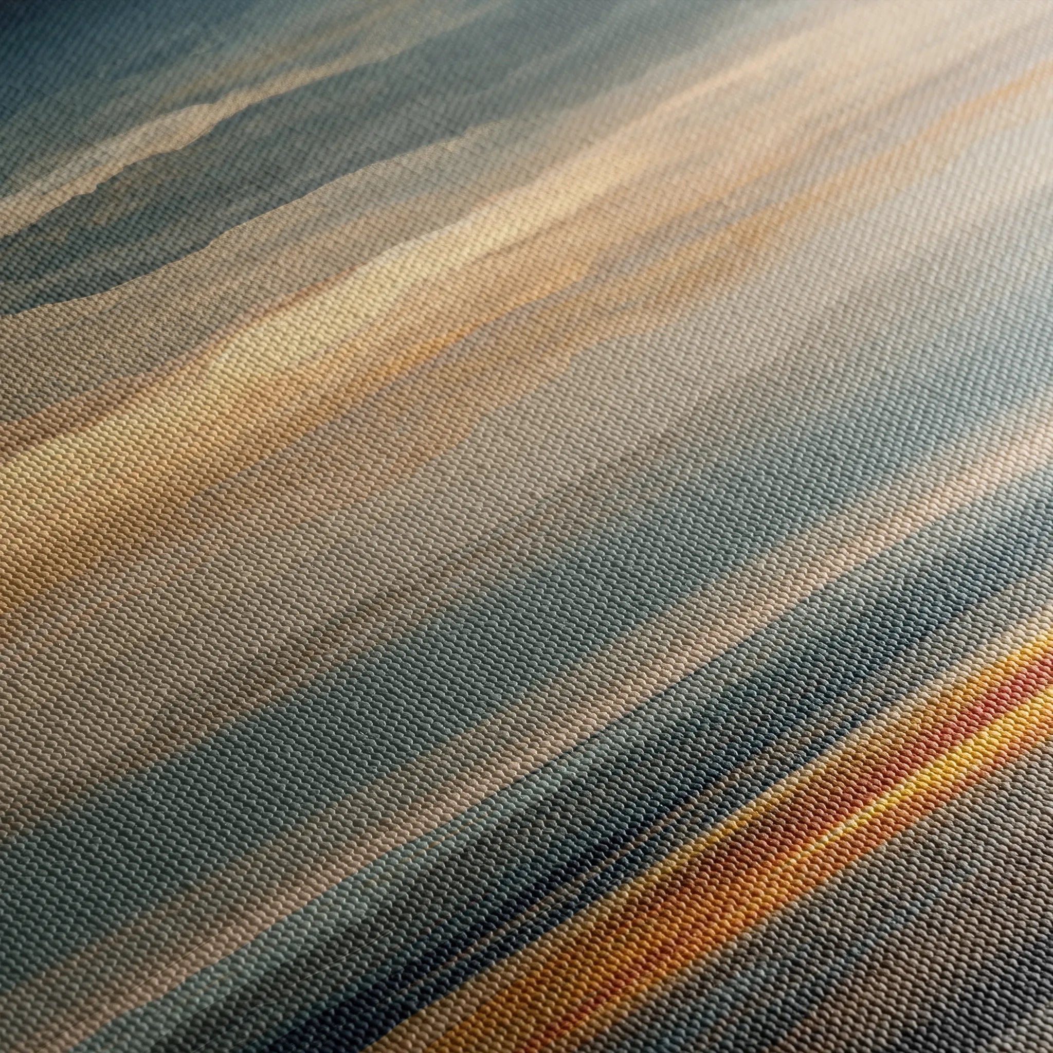 Abstract 1370 Canvas Art 16" x 16" / 40 x 40 cm / Black