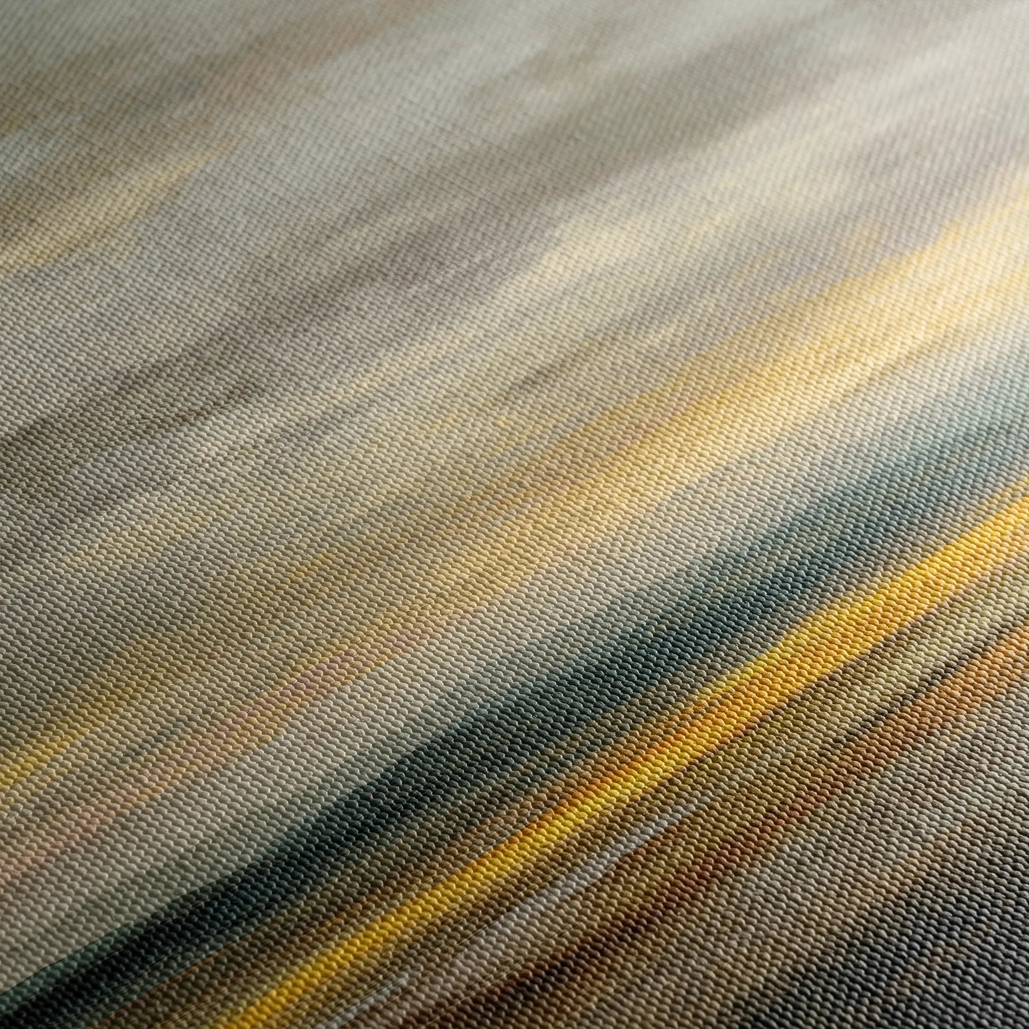 Abstract 1371 Canvas Art 16" x 16" / 40 x 40 cm / Black