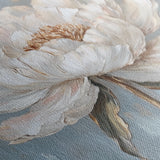Floral 1372 Canvas Art 16" x 16" / 40 x 40 cm / Black