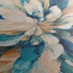 Floral 1374 Canvas Art 16" x 16" / 40 x 40 cm / Black