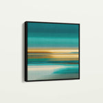 Abstract 1375 Canvas Art 16" x 16" / 40 x 40 cm / Black