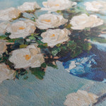 Floral 1376 Canvas Art 60 x 60 cm / Black