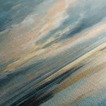 Abstract 1378 Canvas Art 16" x 16" / 40 x 40 cm / Black