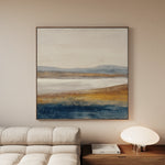 Abstract 1379 Canvas Art 16" x 16" / 40 x 40 cm / Black