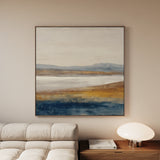 Abstract 1379 Canvas Art 16" x 16" / 40 x 40 cm / Black