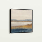 Abstract 1379 Canvas Art 16" x 16" / 40 x 40 cm / Black