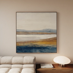 Abstract 1379 Canvas Art 60 x 60 cm / Black