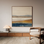 Abstract 1379 Canvas Art 60 x 60 cm / Black