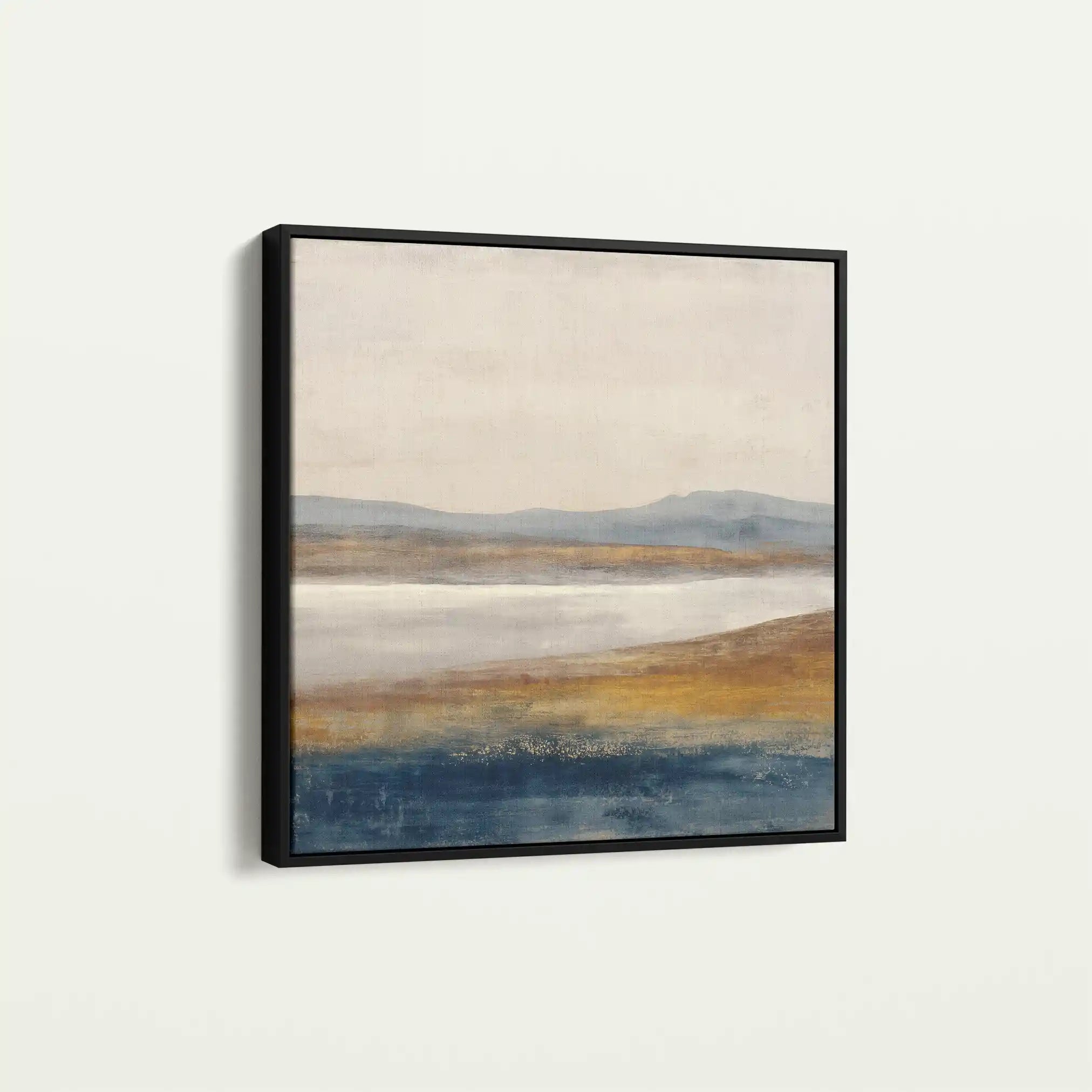 Abstract 1379 Canvas Art 60 x 60 cm / Black