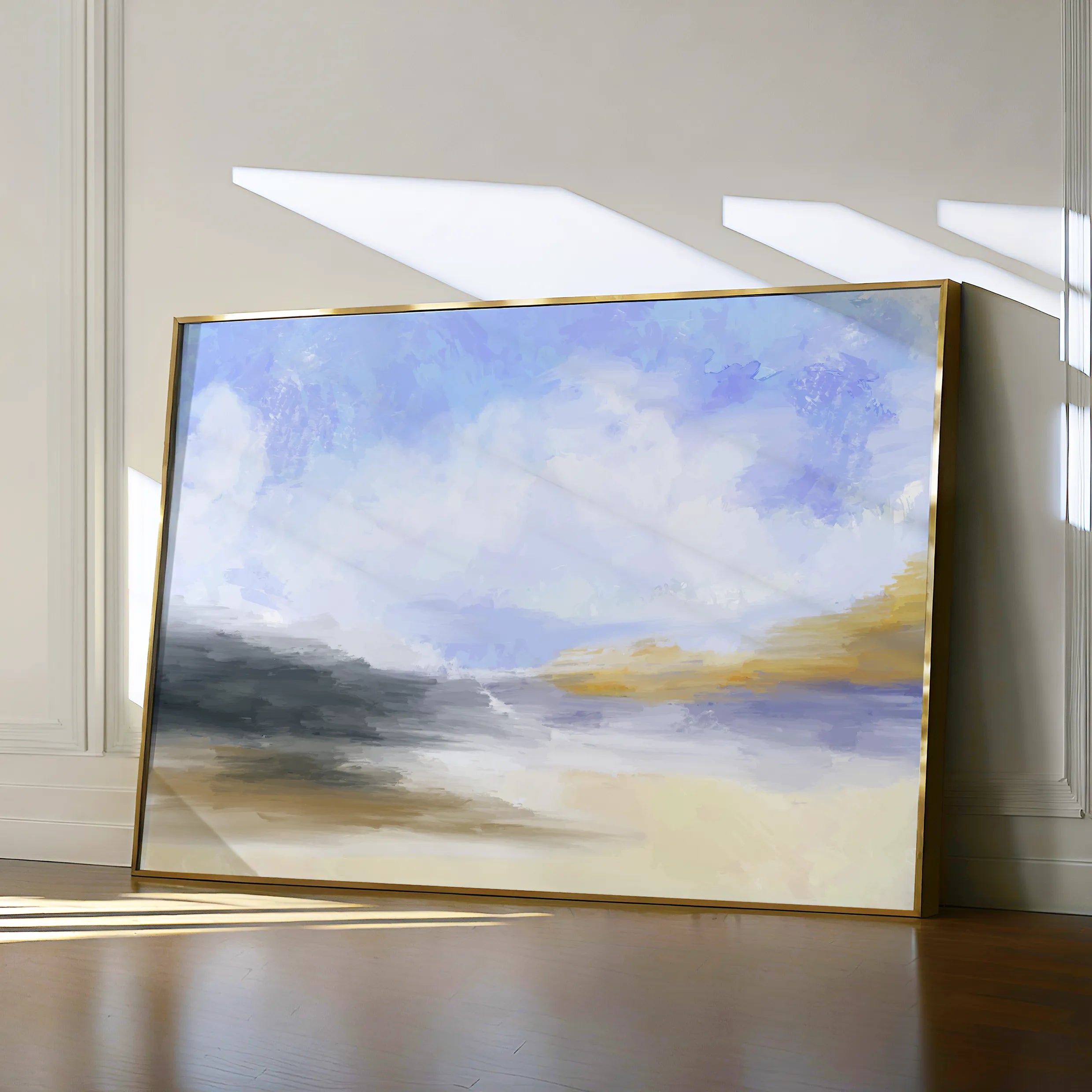 Abstract 138 Canvas Art 18" x 24" / 45 x 60 cm / Black