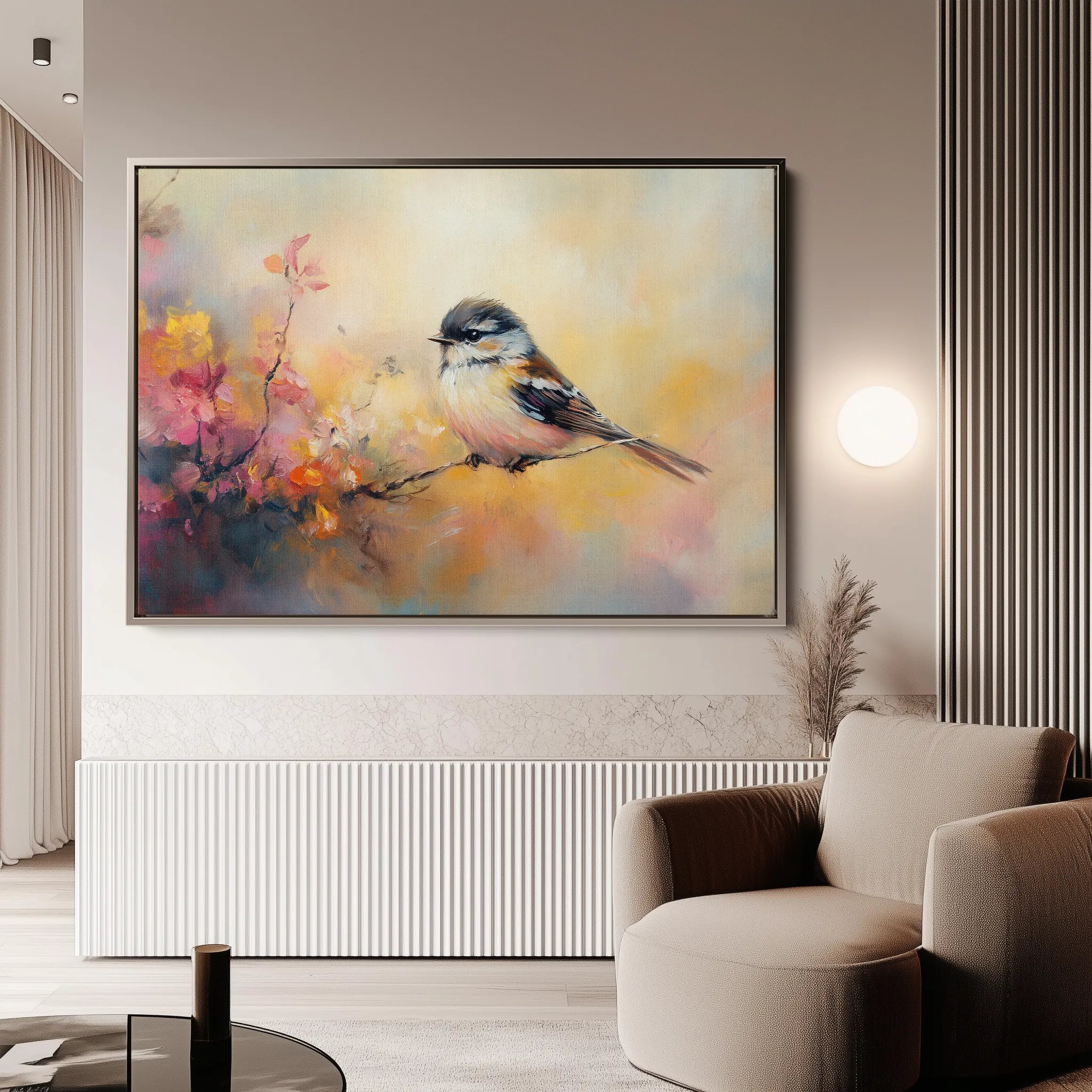 Animals 138 Canvas Art 18" x 24" / 45 x 60 cm / Black