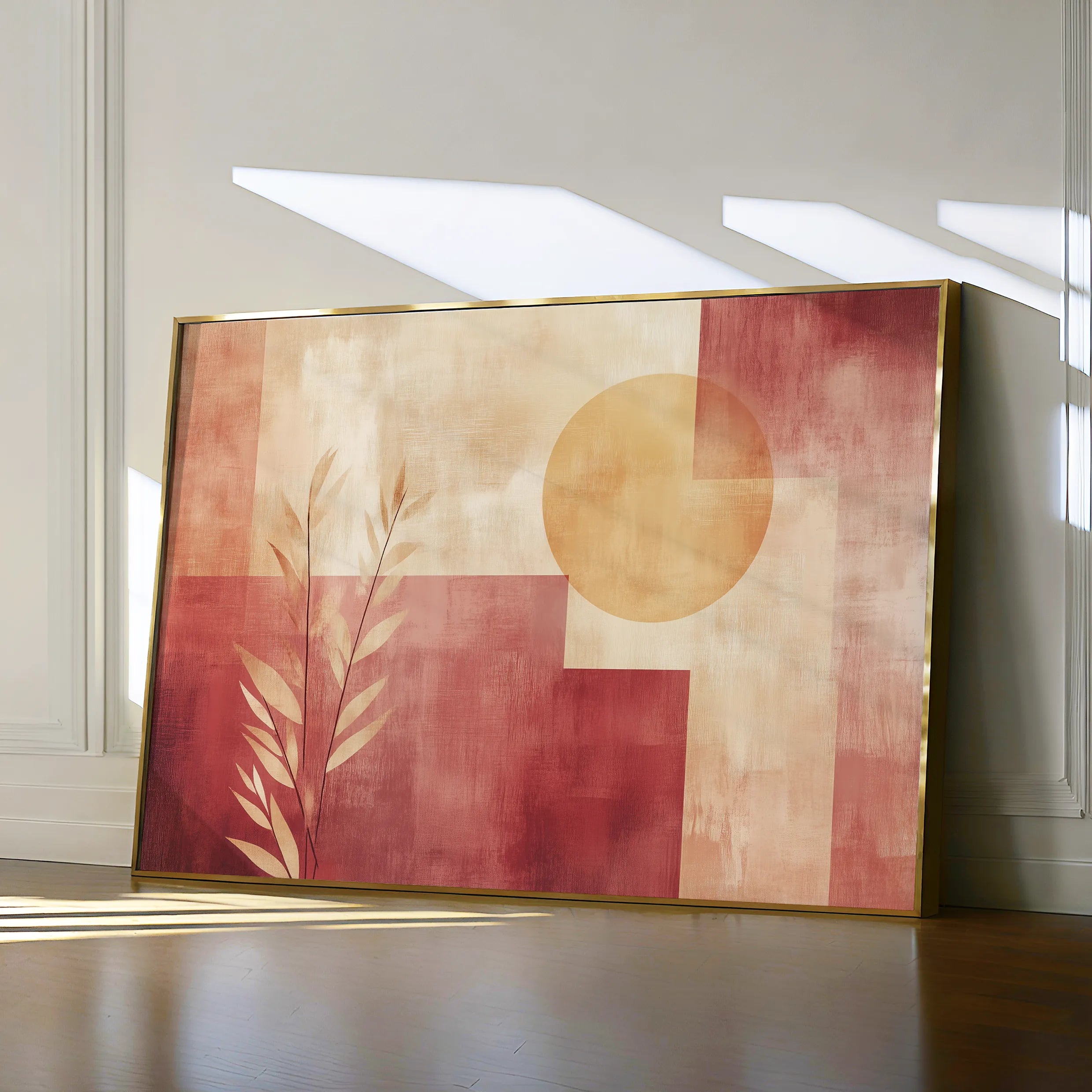 Boho 138 Canvas Art 18" x 24" / 45 x 60 cm / Black