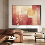 Boho 138 Canvas Art 18" x 24" / 45 x 60 cm / Black