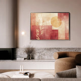 Boho 138 Canvas Art 18" x 24" / 45 x 60 cm / Black