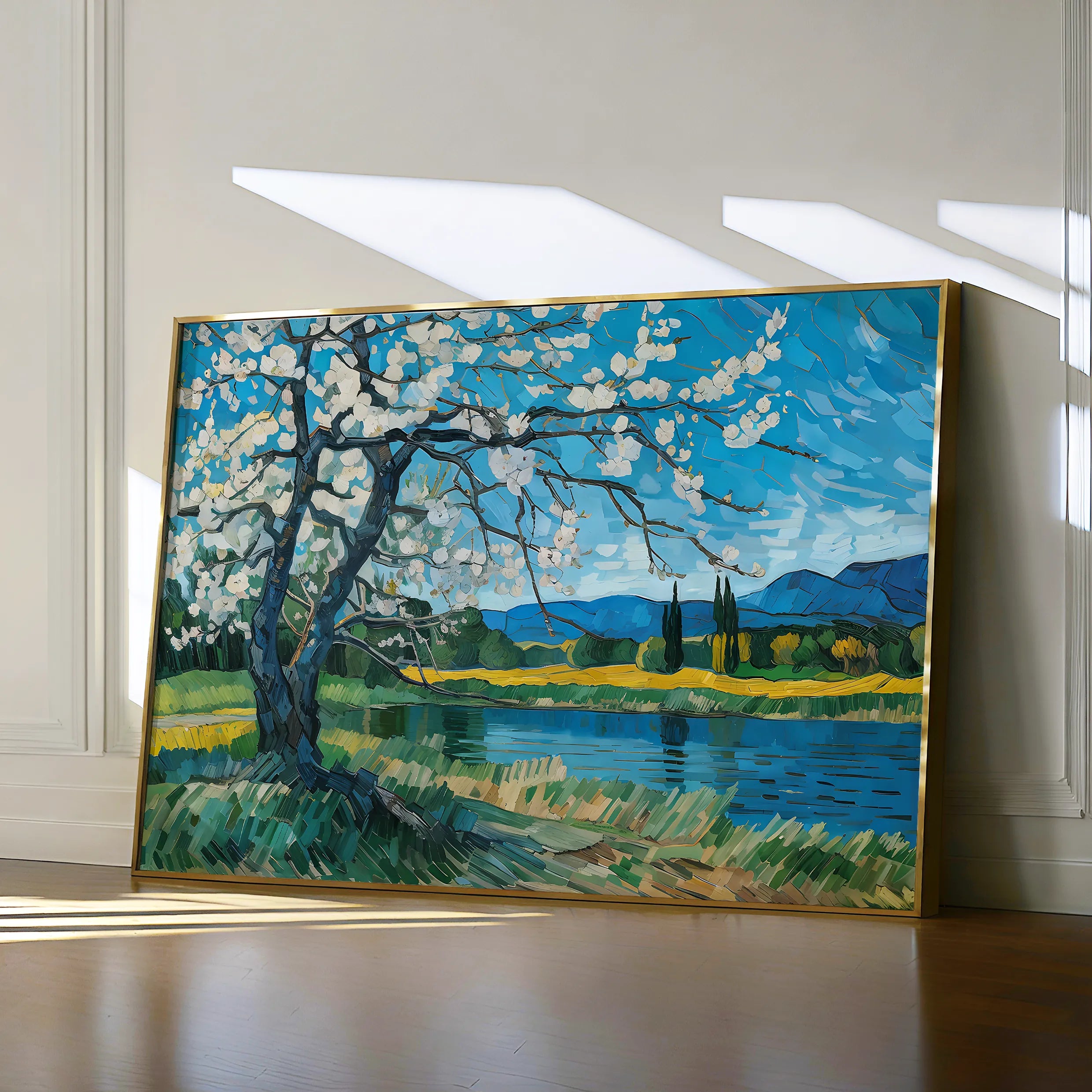 Floral 138 Canvas Art 18" x 24" / 45 x 60 cm / Black