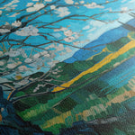 Floral 138 Canvas Art 18" x 24" / 45 x 60 cm / Black