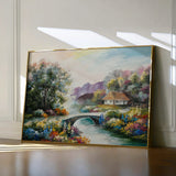 Landscape 138 Canvas Art 18" x 24" / 45 x 60 cm / Black