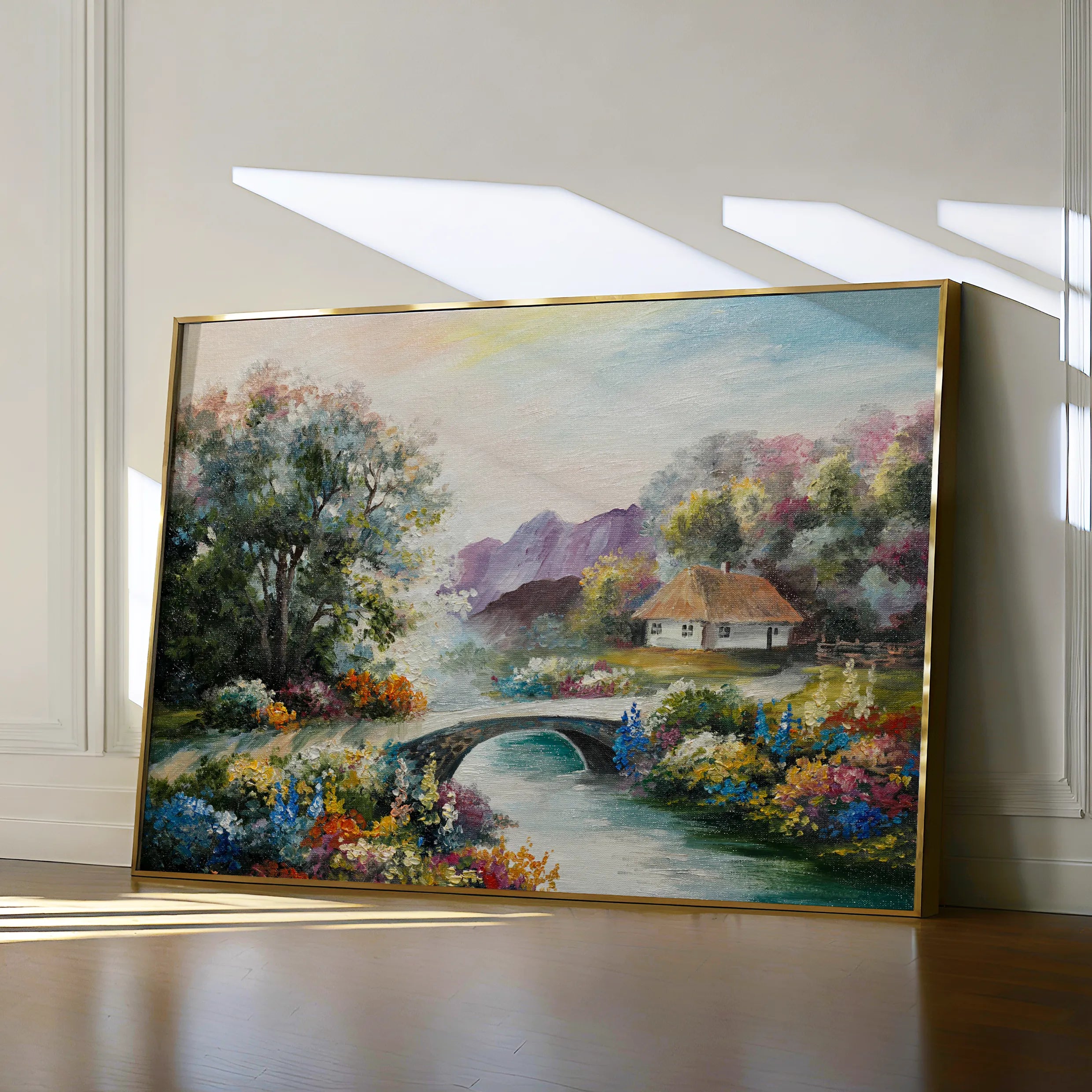 Landscape 138 Canvas Art 18" x 24" / 45 x 60 cm / Black