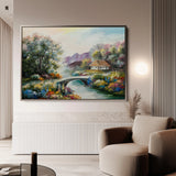 Landscape 138 Canvas Art 18" x 24" / 45 x 60 cm / Black