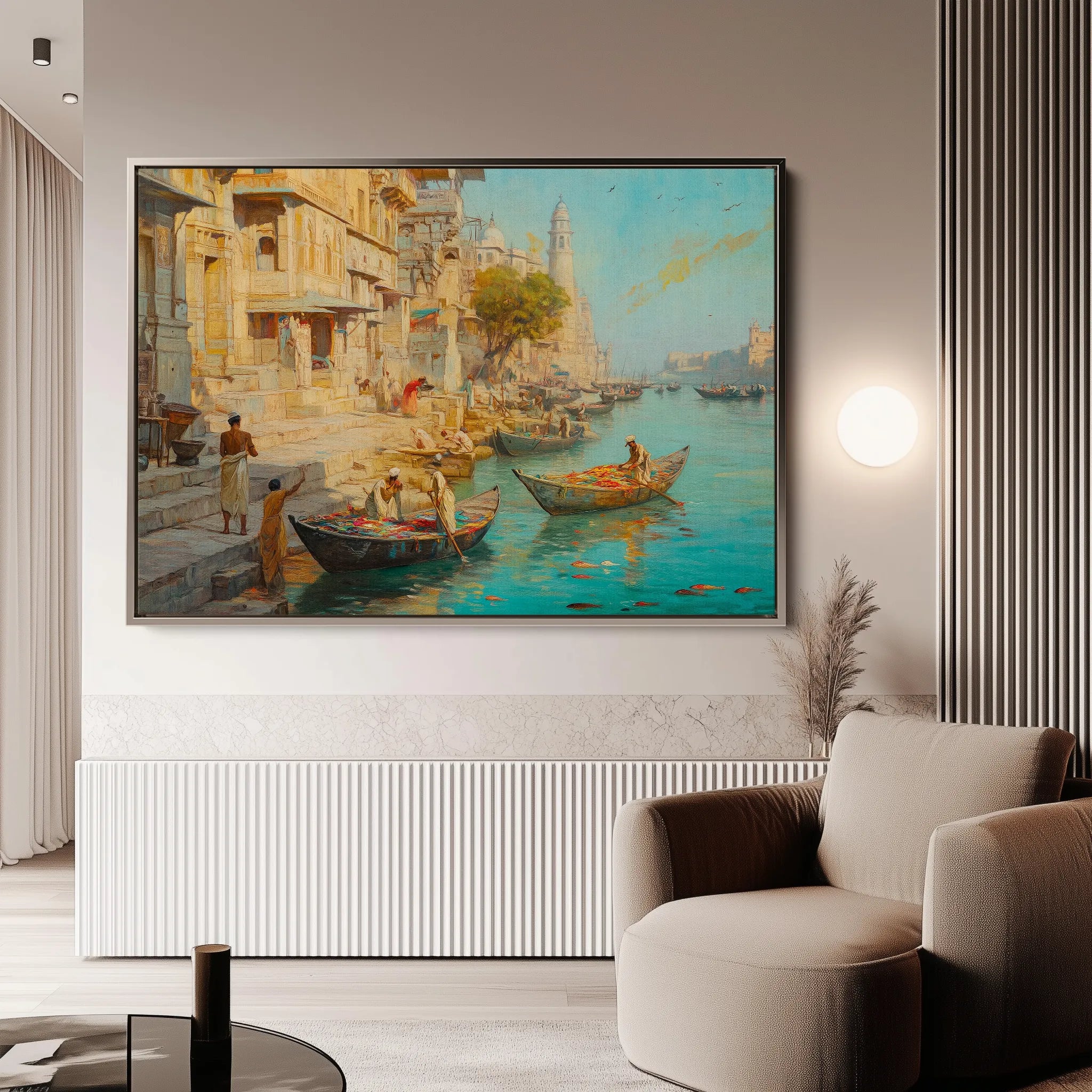 Orientalist 138 Canvas Art 18" x 24" / 45 x 60 cm / Black