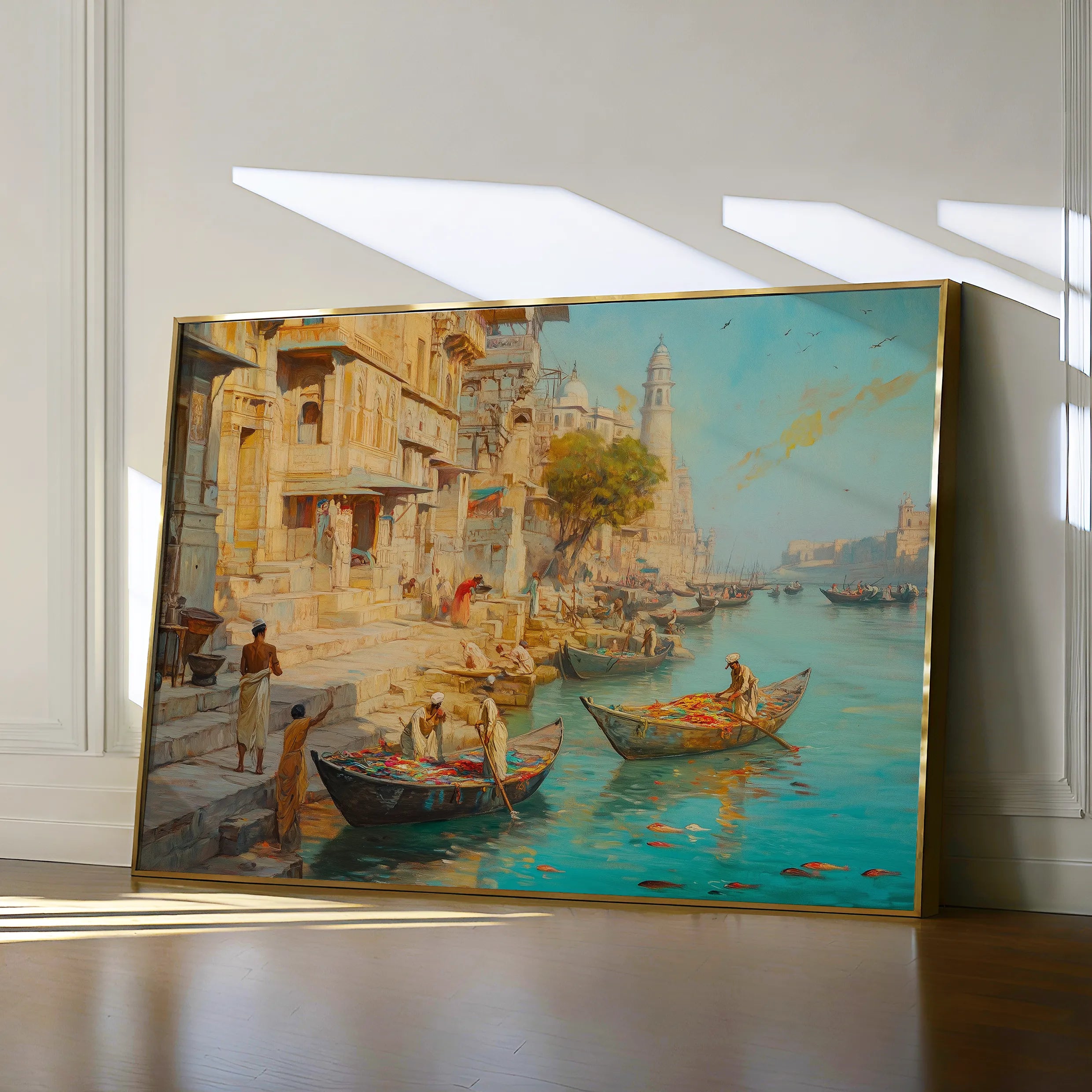 Orientalist 138 Canvas Art 18" x 24" / 45 x 60 cm / Black